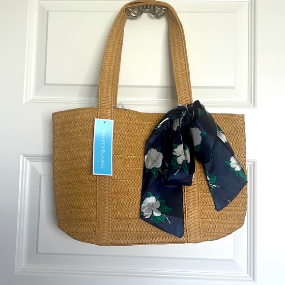 Draper James Handbags - Draper James Brand New Everyday Straw Bag